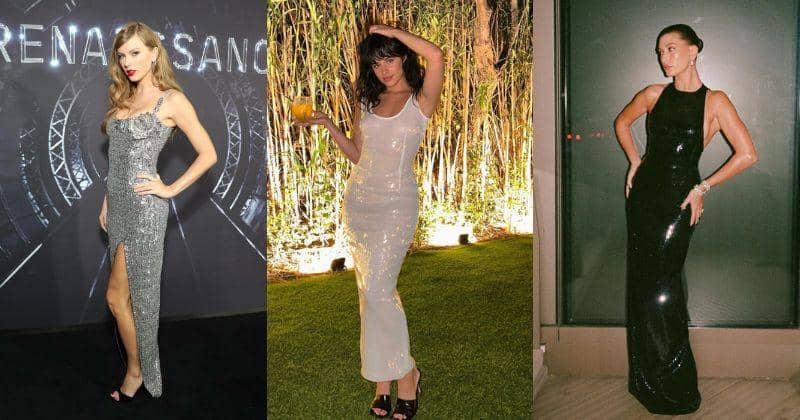 5 Gaya Glamour Artis Hollywood dengan Sequin Dress